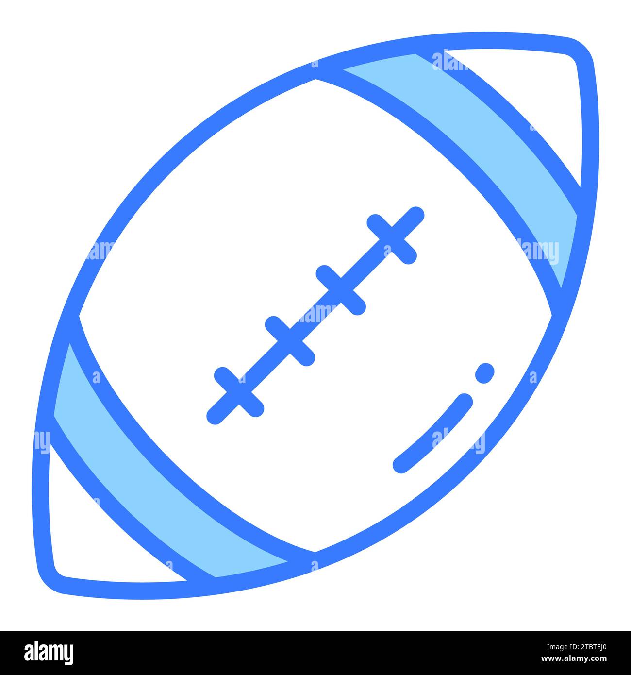 rugby ball vector line icon, school and education icon Stock Vector