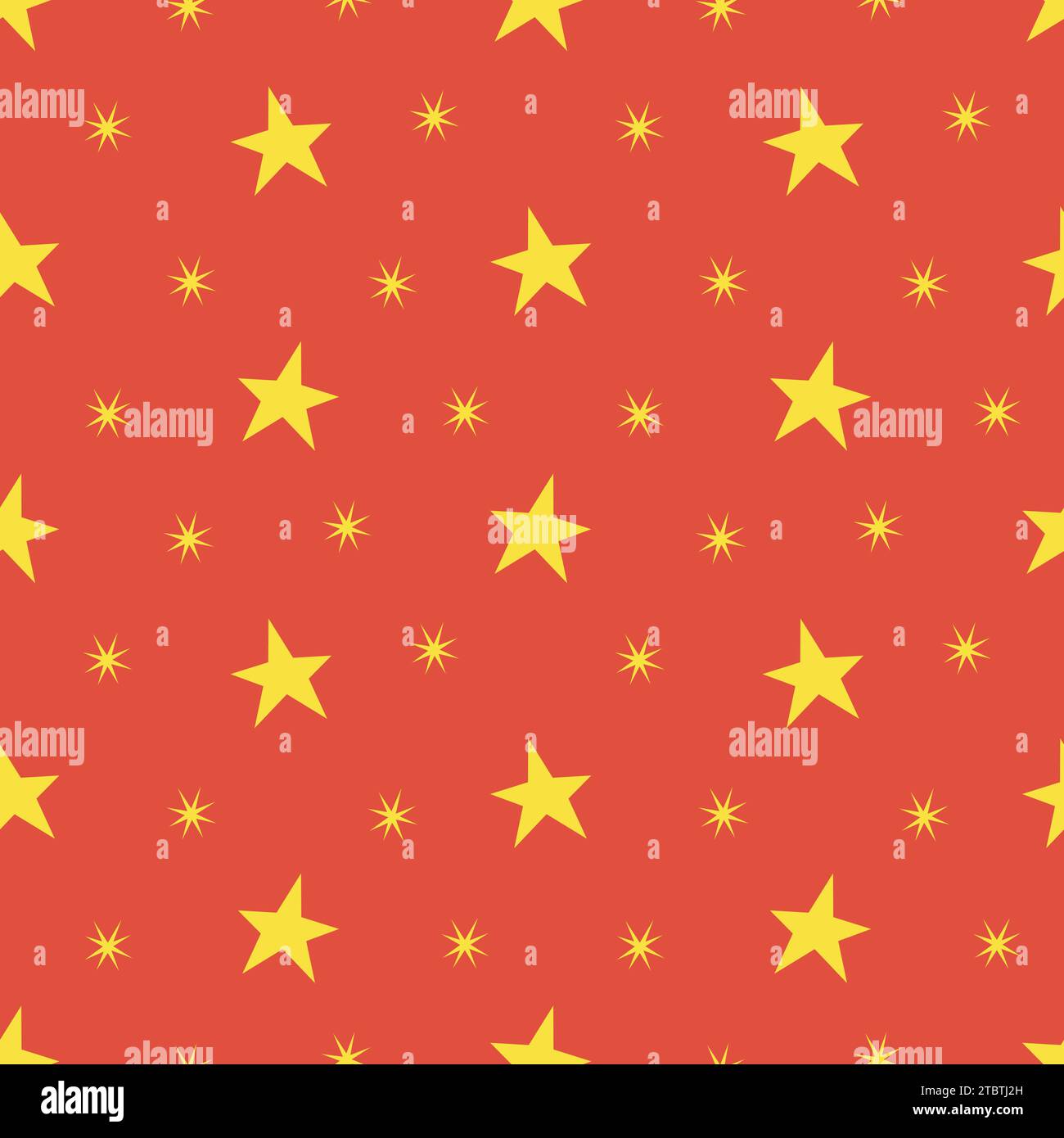 Stars christmas seamless pattern. Vector flat illustration for print ...