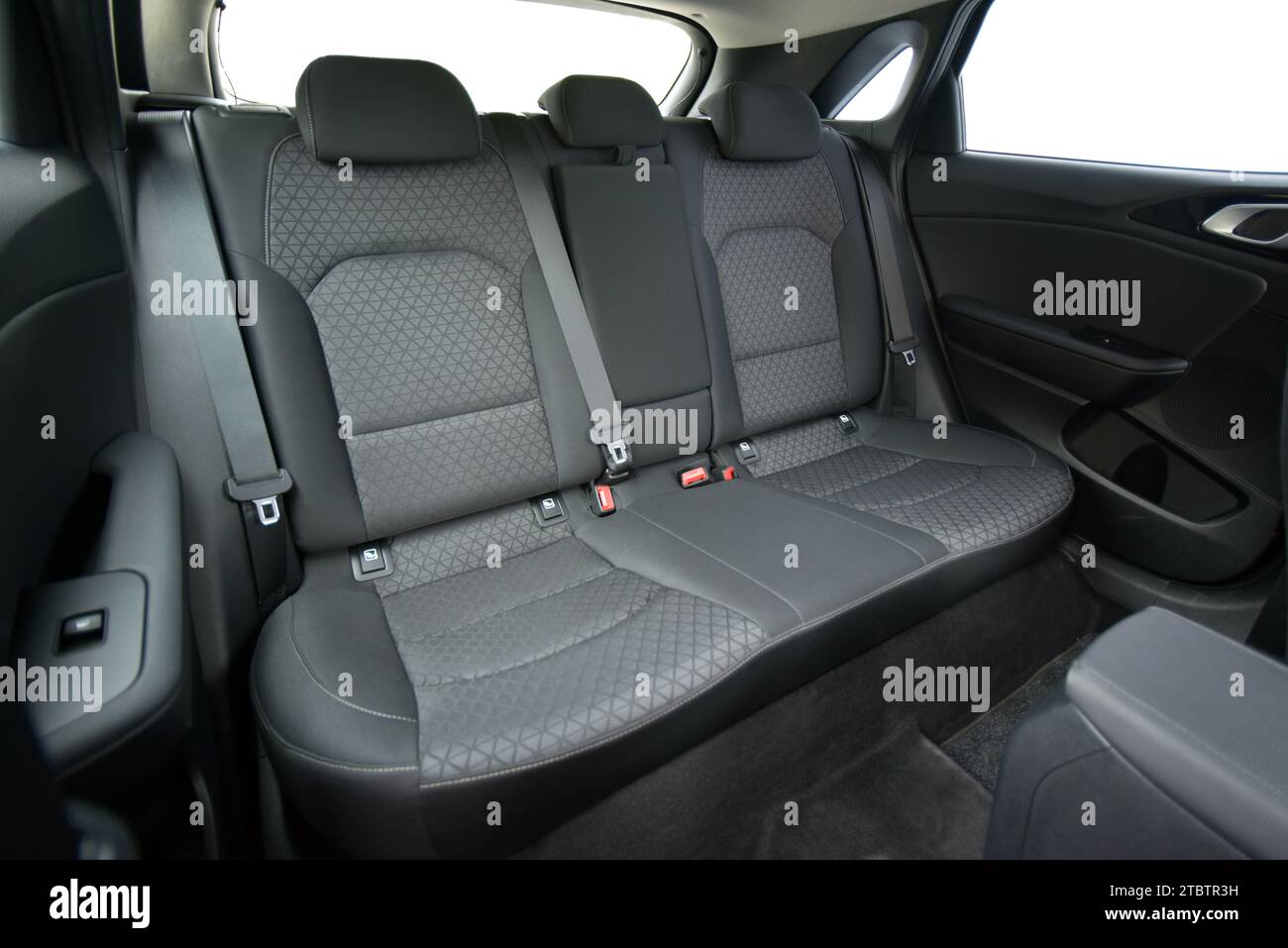 Rear seats in passenger car Stock Photo - Alamy