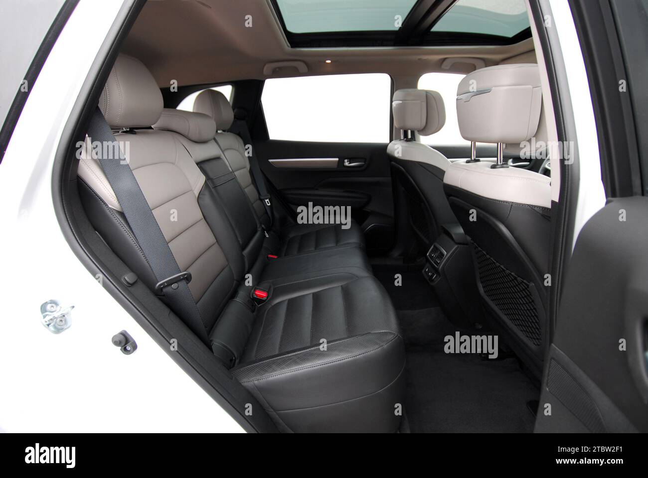Rear seats in passenger car Stock Photo - Alamy
