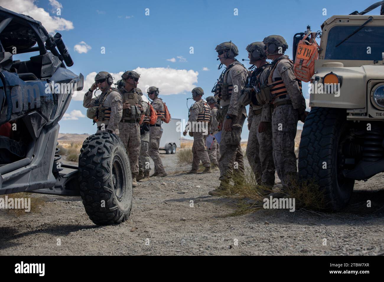 U.S. Marines with Tactical Training and Exercise Control Group, Marine