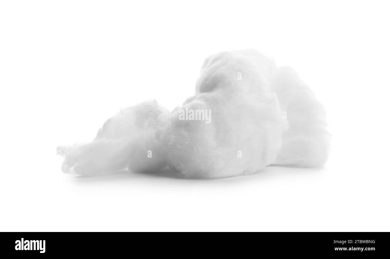 Soft clean cotton wool isolated on white Stock Photo Alamy