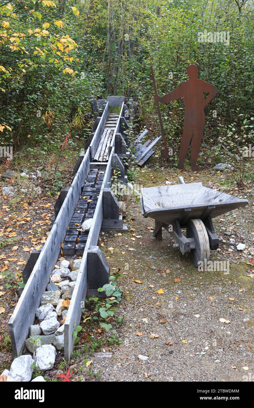 Klondike gold fields Stock Photo Alamy