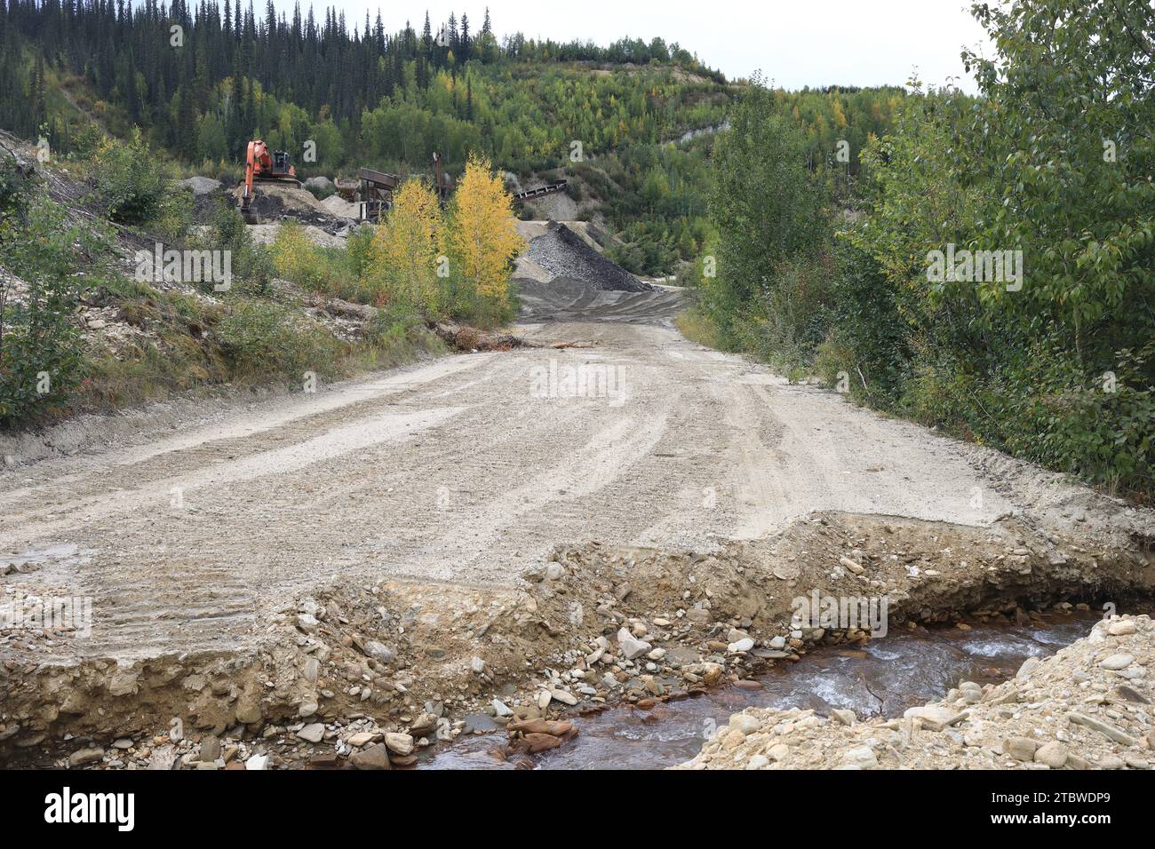 Klondike gold fields Stock Photo Alamy