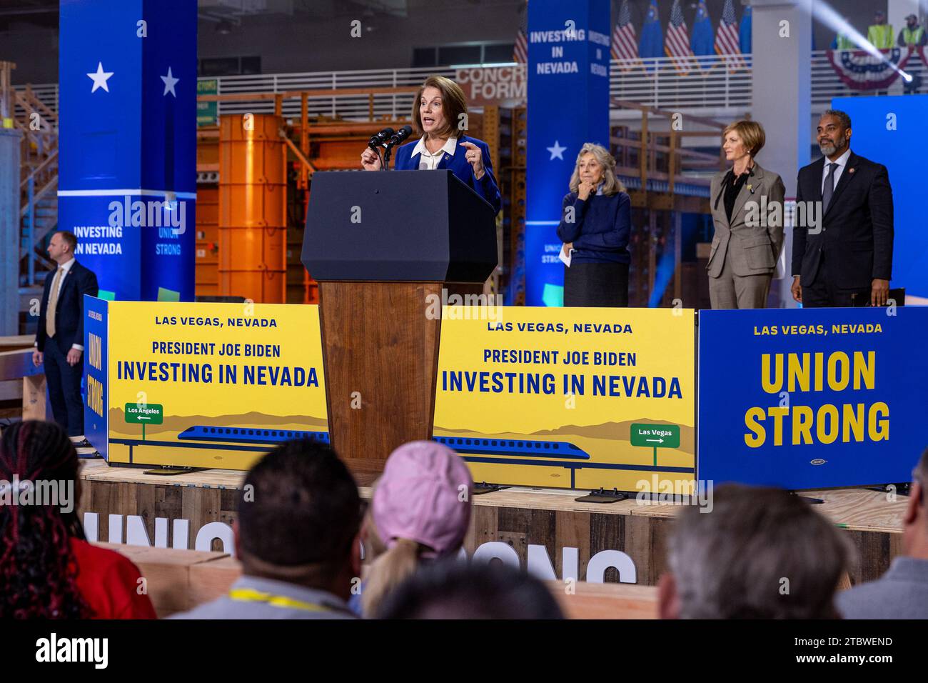 Las Vegas, USA. 08th Dec, 2023. Senator Catherine Cortez Masto, D-NV ...
