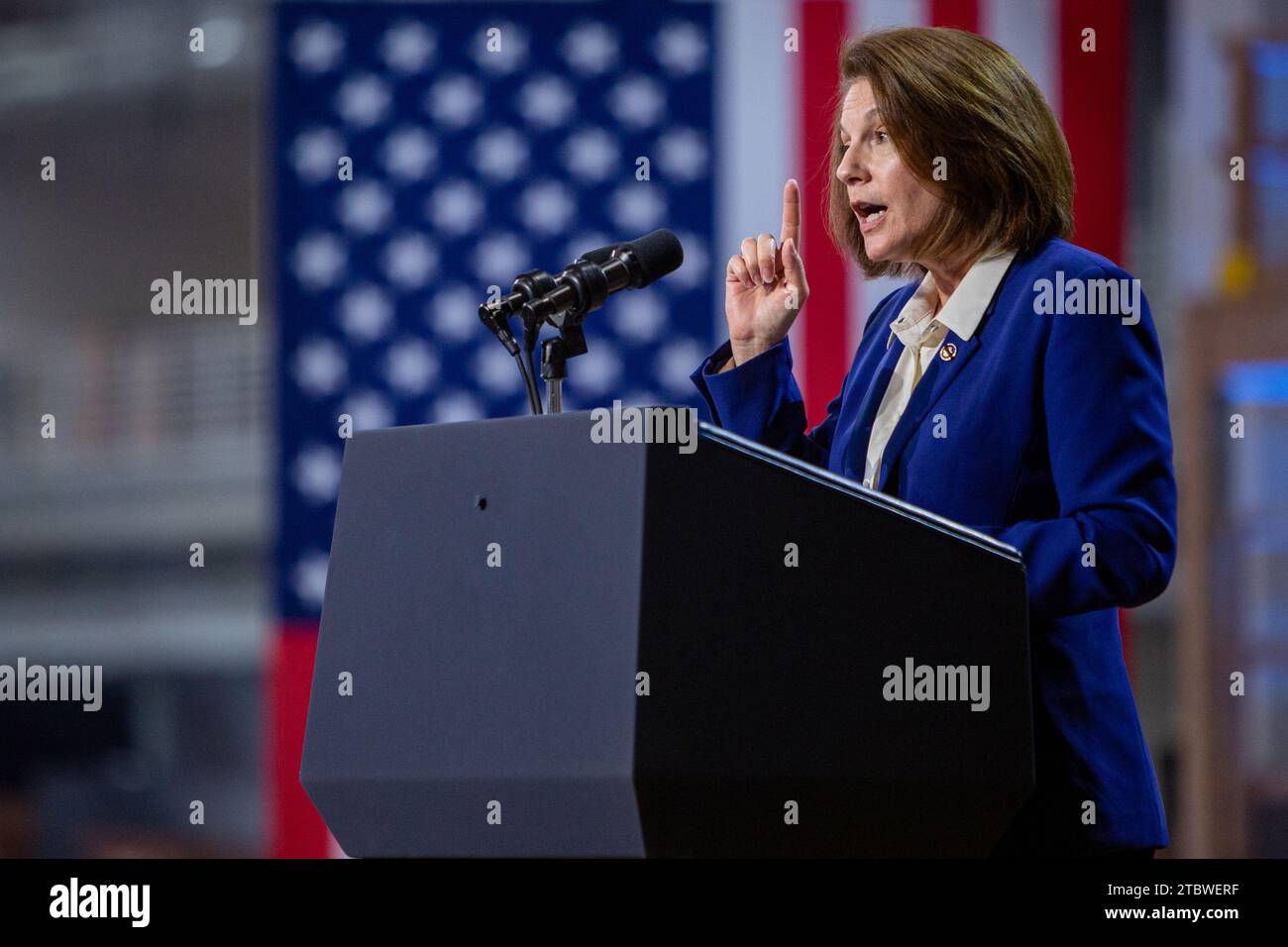 Las Vegas, USA. 08th Dec, 2023. Senator Catherine Cortez Masto, D-NV ...