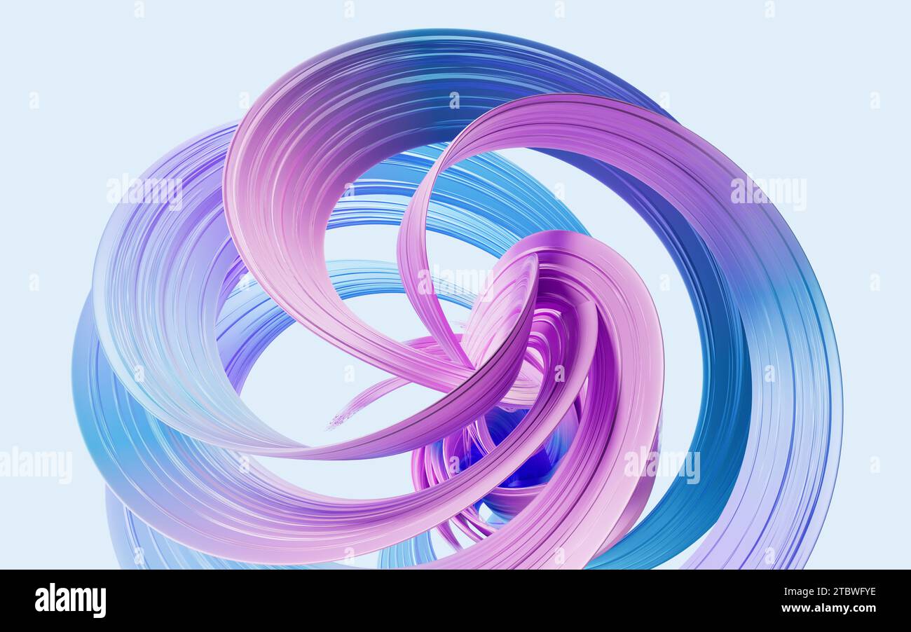 Abstract 3d shapes lines flying hi-res stock photography and images - Alamy