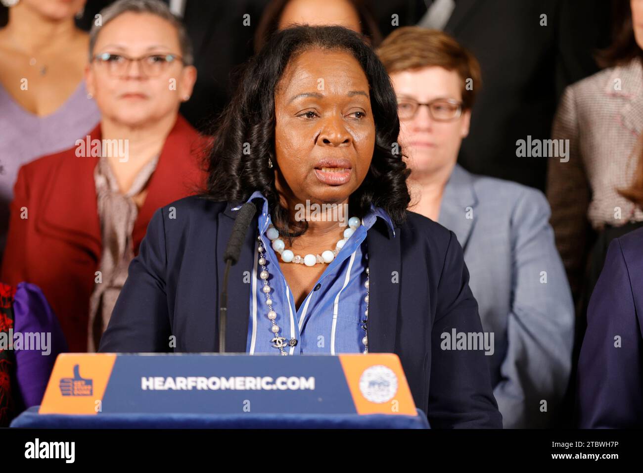 Ny, USA. 8th Dec, 2023. City Hall, New York, USA, December 08, 2023