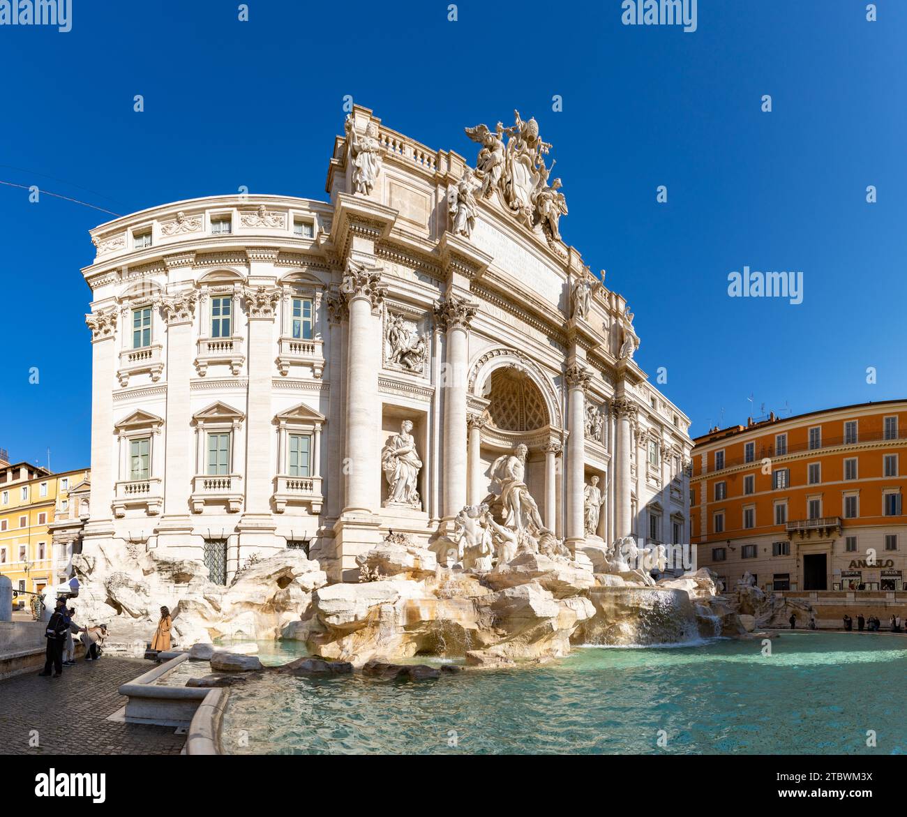 A picture of the Trevi Fountain Stock Photo