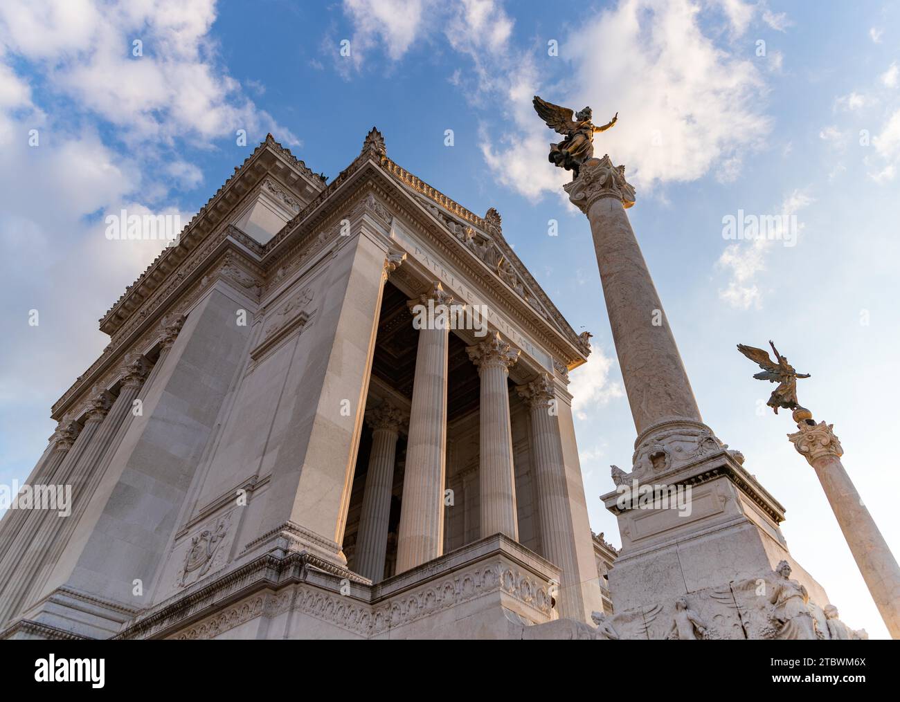 A picture of the Altar of the Fatherland Stock Photo