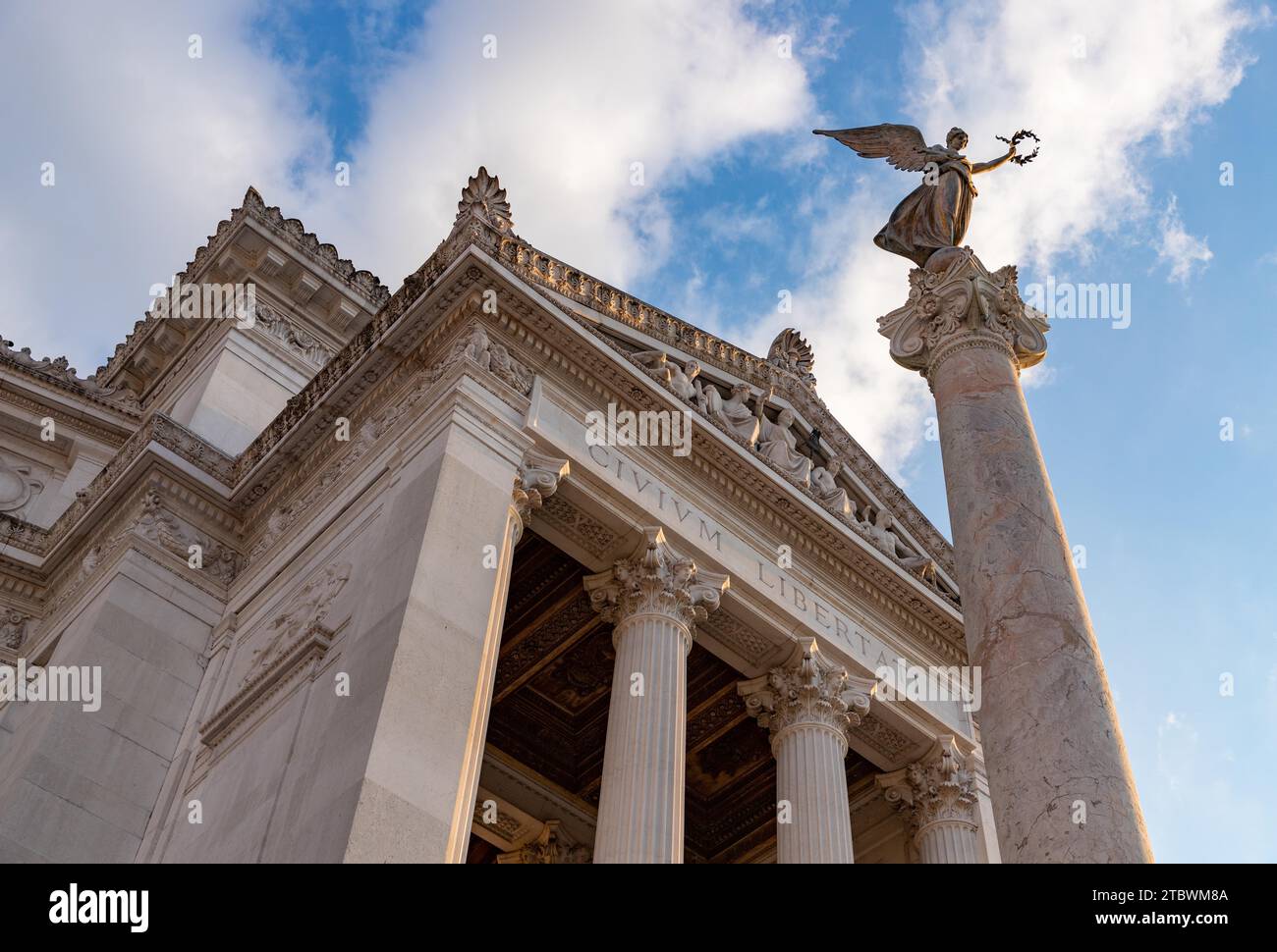 A picture of the Altar of the Fatherland Stock Photo
