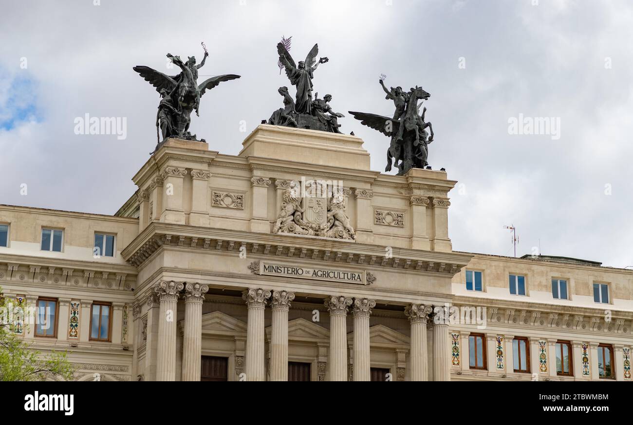 A picture of the Palace of Fomento or Ministry of Agriculture building Stock Photo