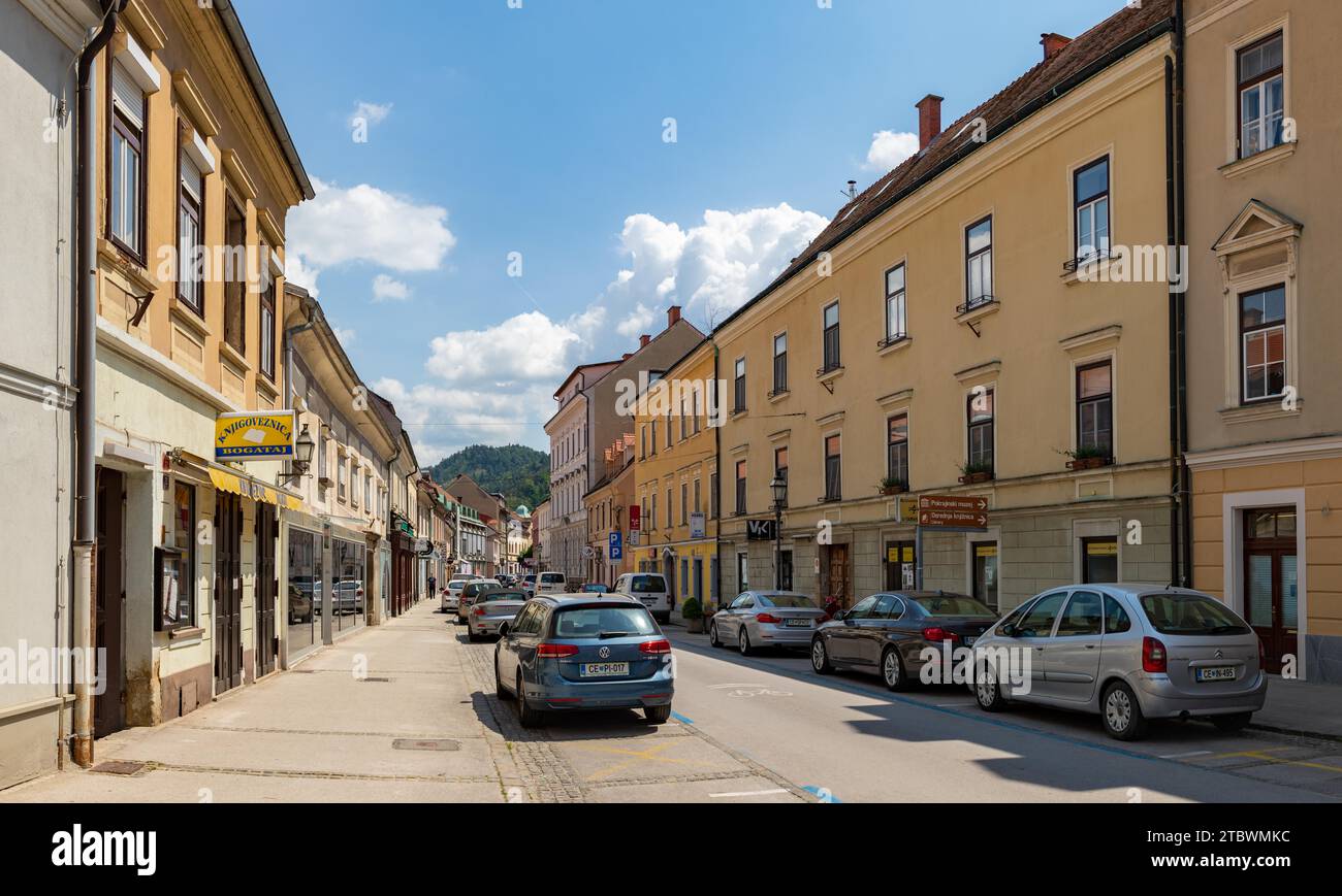 A picture of the Gosposka Street in Celje Stock Photo