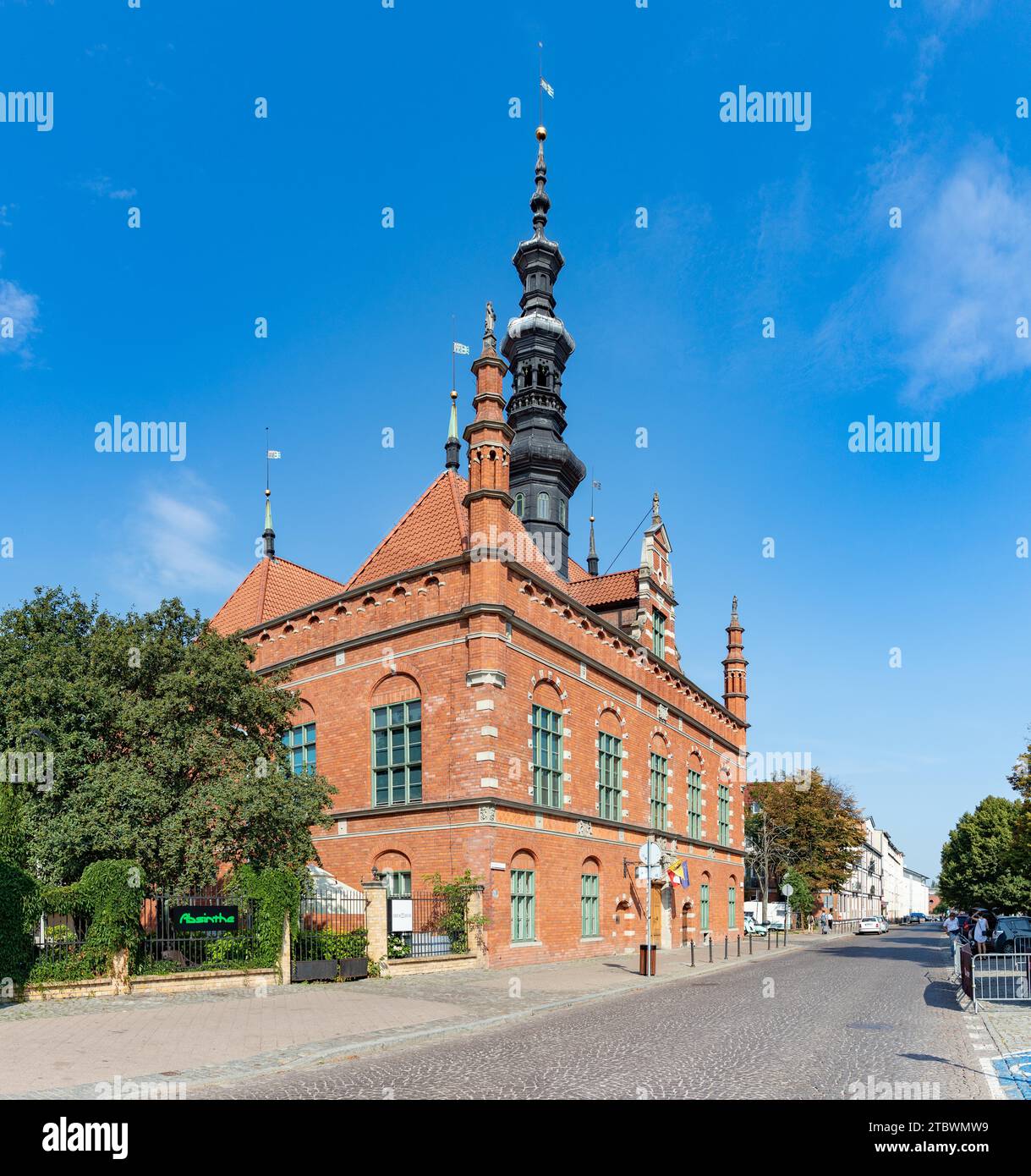 A picture of the Gdansk Old City Hall Stock Photo