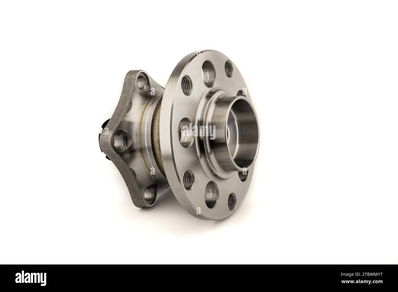 Rear wheel hub assembly isolated on white background Stock Photo Alamy