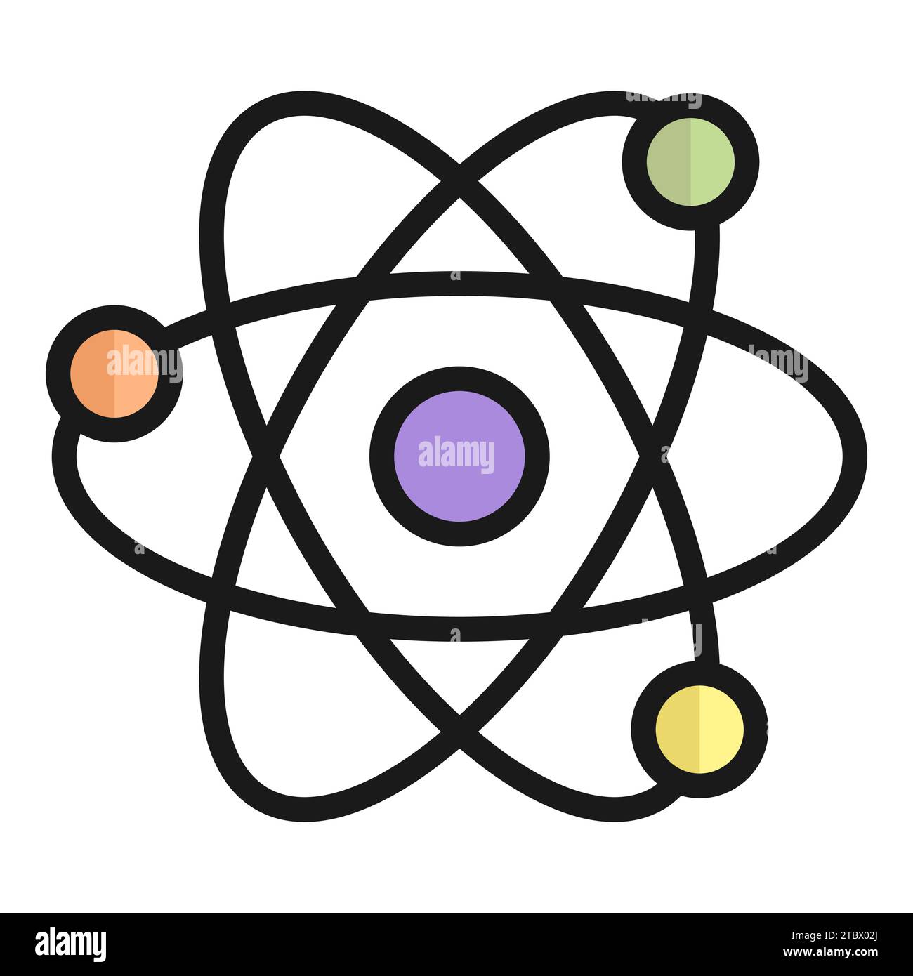 physics vector flat icon, school and education icon Stock Vector Image ...