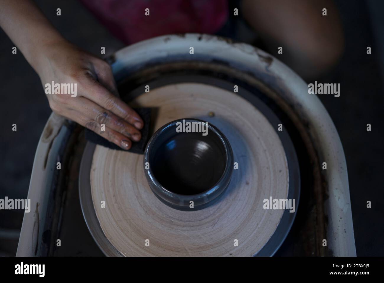 Process of pottery making hires stock photography and images Alamy