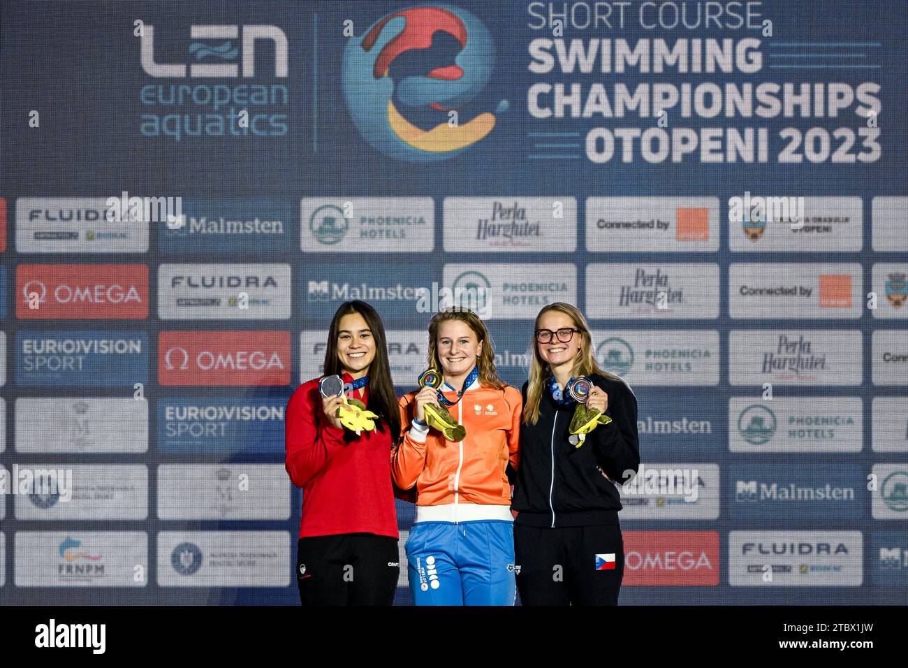 Thea Blomsterberg of Denmark, silver, Tes Schouten of Netherlands, gold