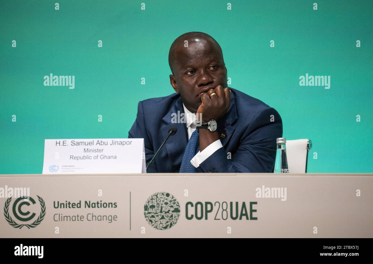 Dubai, United Arab Emirates. 09th Dec, 2023. Samuel Abu Jinapor ...