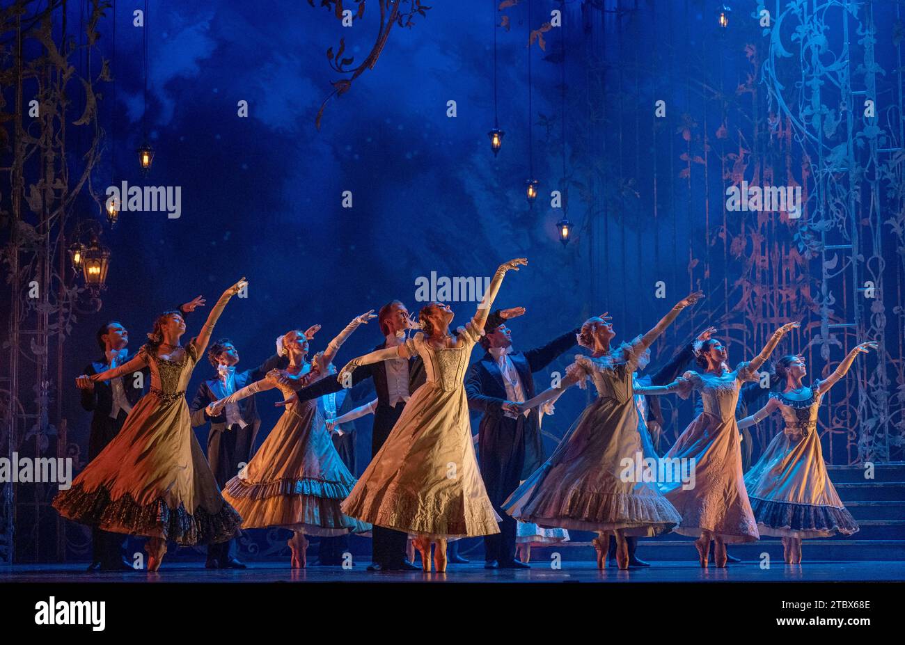 Dancers on stage during the dress run for Scottish Ballet's production