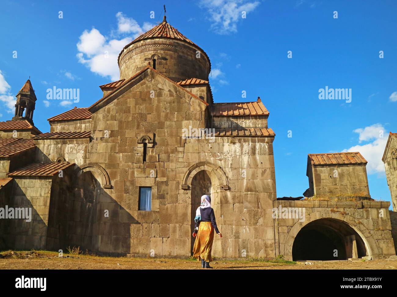 Ancient Monastery Complex of Haghpat or Haghpatavank, UNESCO World Heritage Site in Lori Province of Armenia Stock Photo