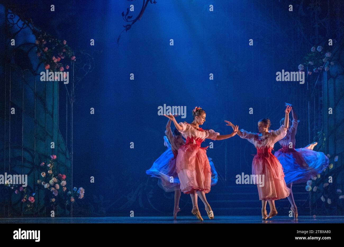 Dancers on stage during the dress run for Scottish Ballet's production