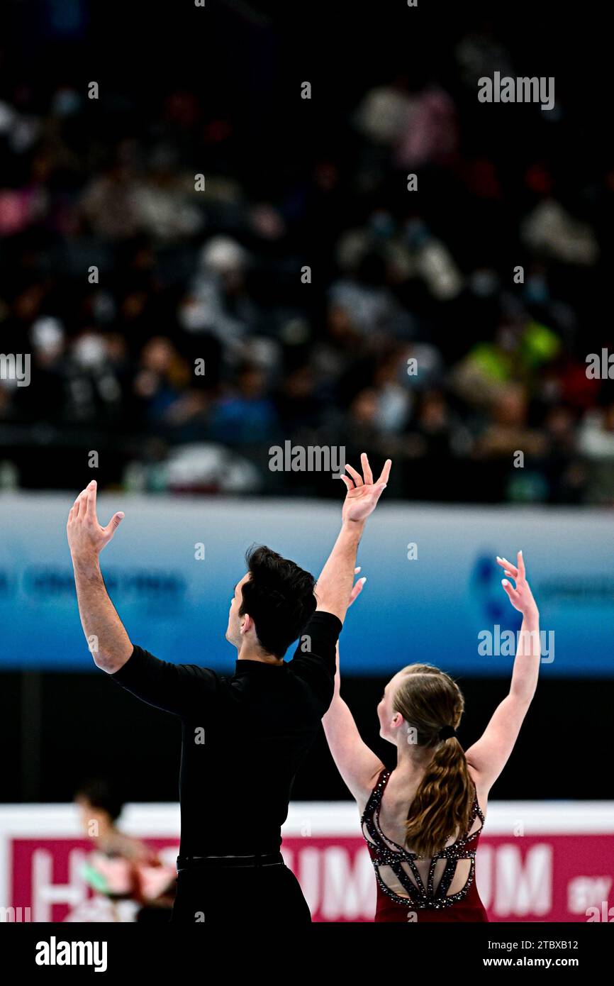Beijing, China. 9th Dec 2023. Ava KEMP & Yohnatan ELIZAROV (CAN