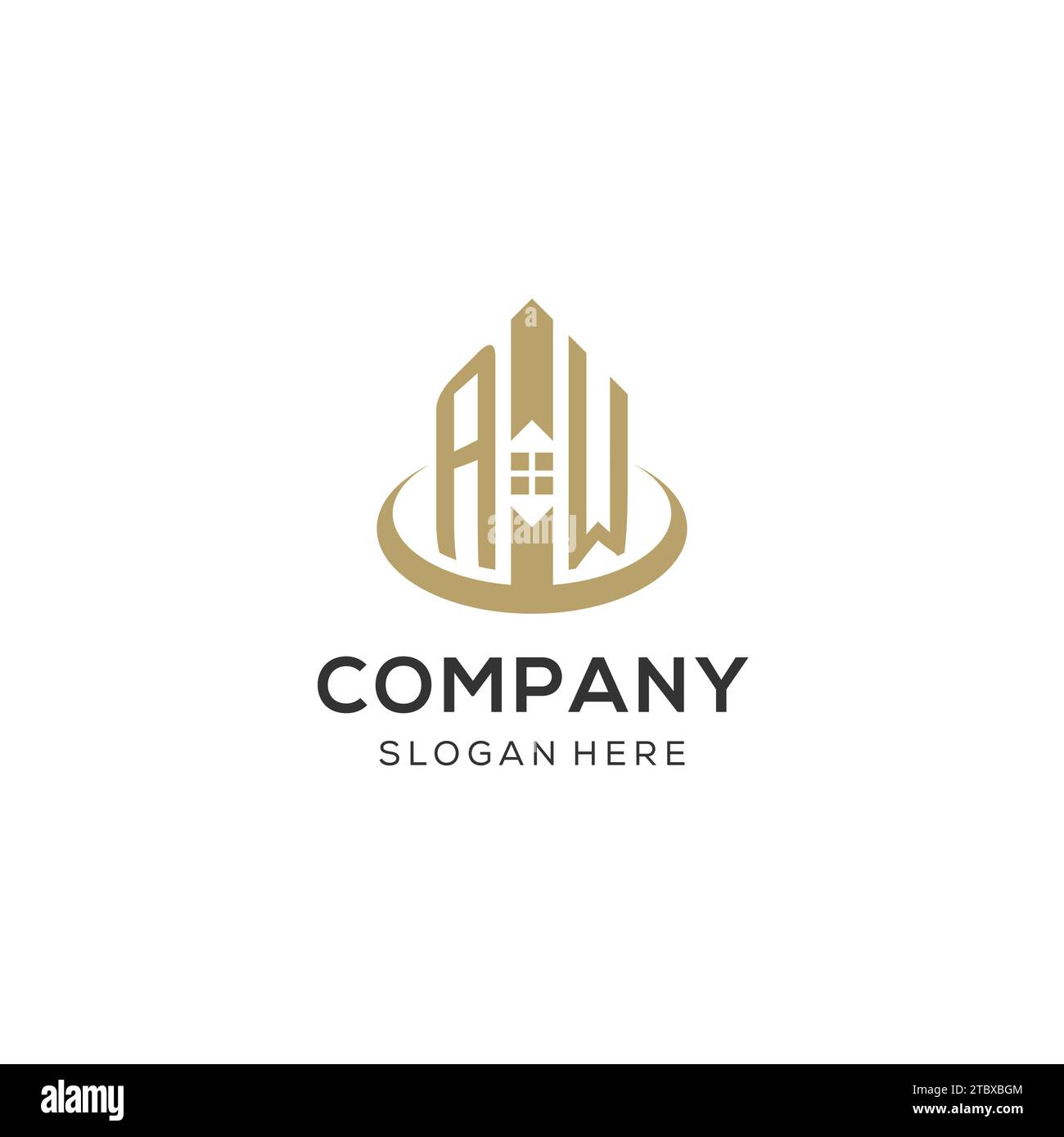 Modern AW Logo Design for business and company identity. Creative AW letter  with luxury concept Stock Vector Image & Art - Alamy