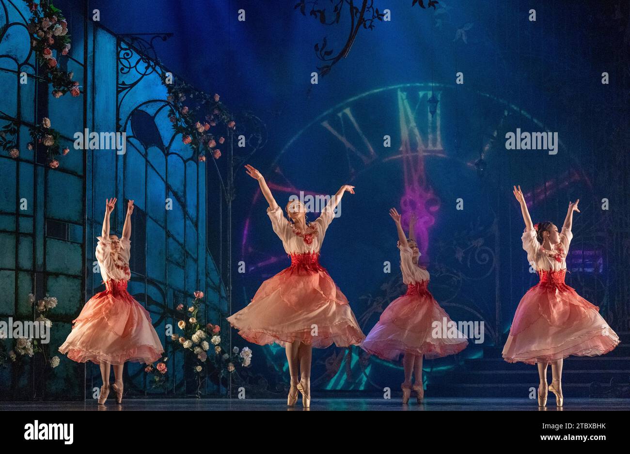 Dancers on stage during the dress run for Scottish Ballet's production