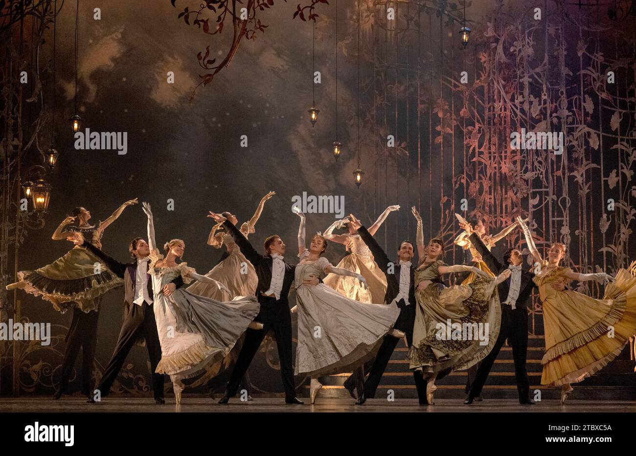 Dancers on stage during the dress run for Scottish Ballet's production