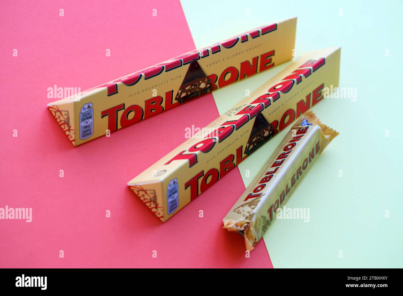 Toblerone minis hi-res stock photography and images - Alamy