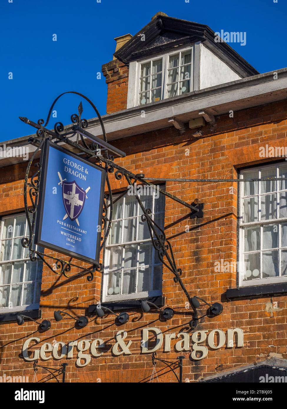 George and the Dragon Pub, Marlow, Buckinghamshire, England, UK, GB. Stock Photo