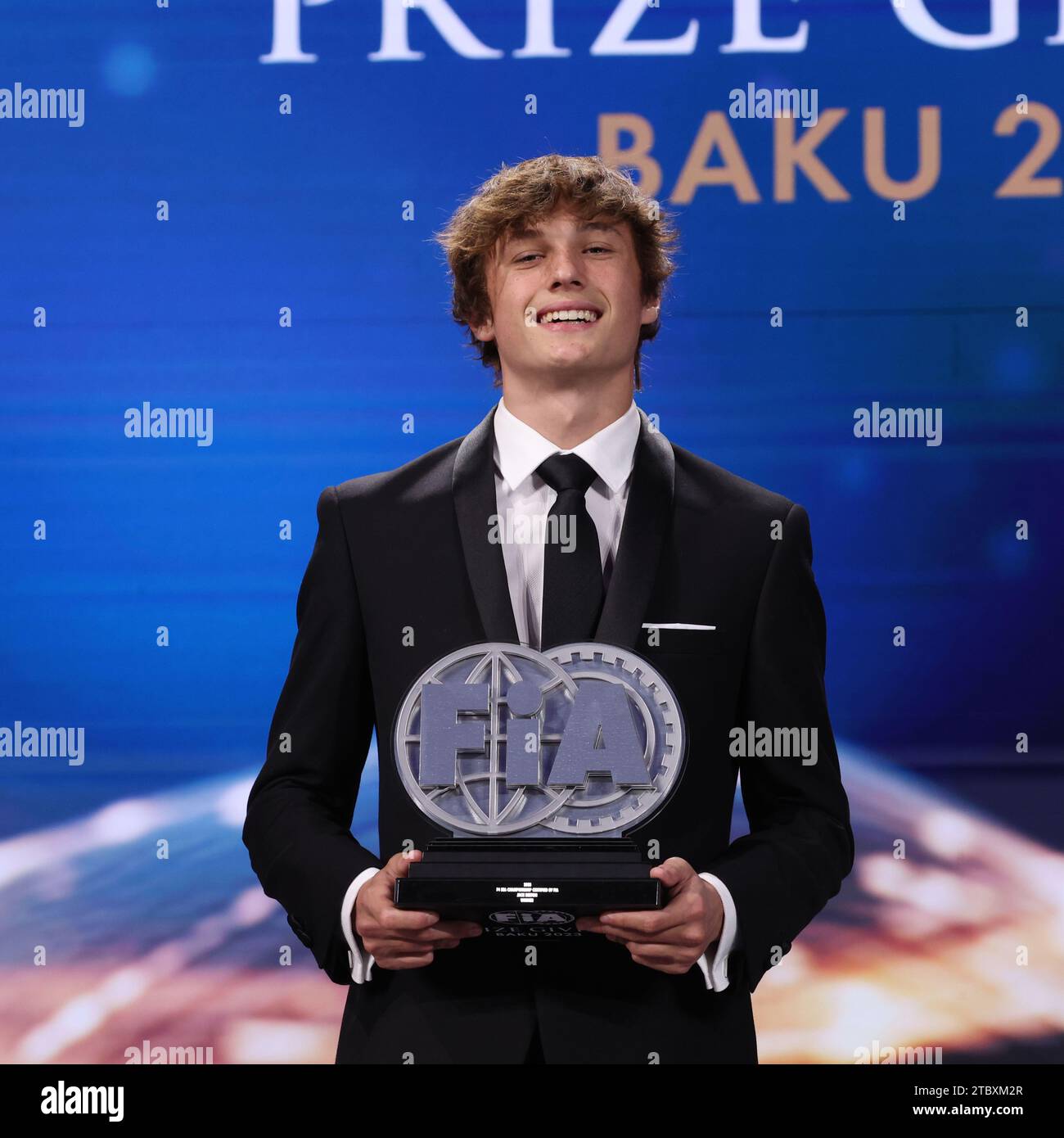 during the 2023 FIA Rally & Circuit Prize Giving Ceremony in Baky on December 9, 2023 at Baku Convention Center in Baku, Azerbaijan Stock Photo