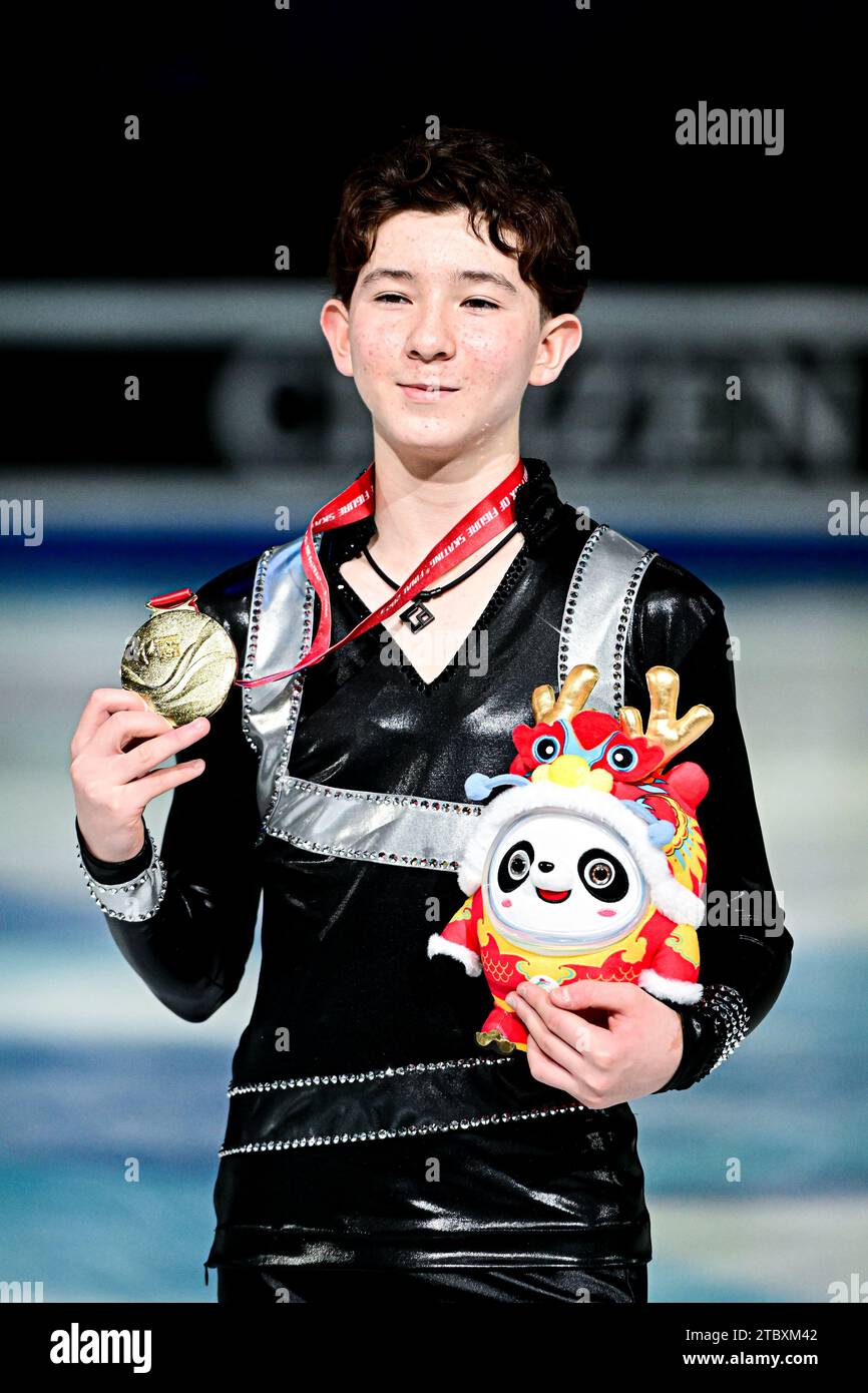 Beijing, China. 9th Dec 2023. Junior Men Awards, Rio NAKATA (JPN) first