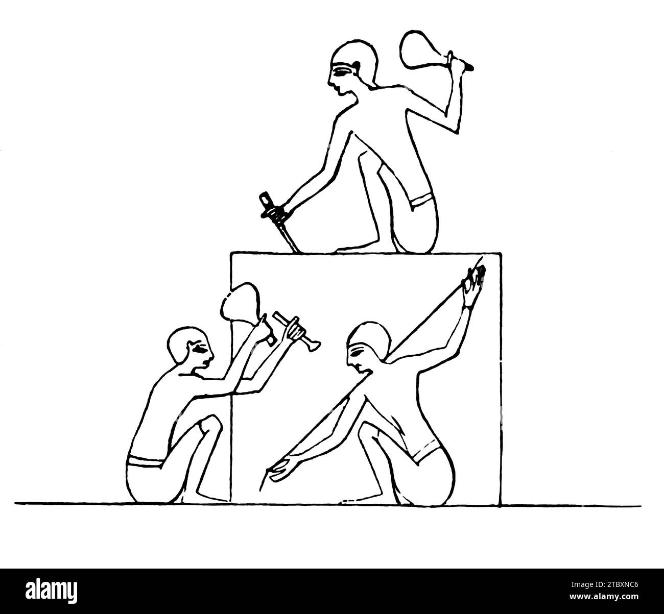 Ancient egyptian art Black and White Stock Photos & Images Alamy