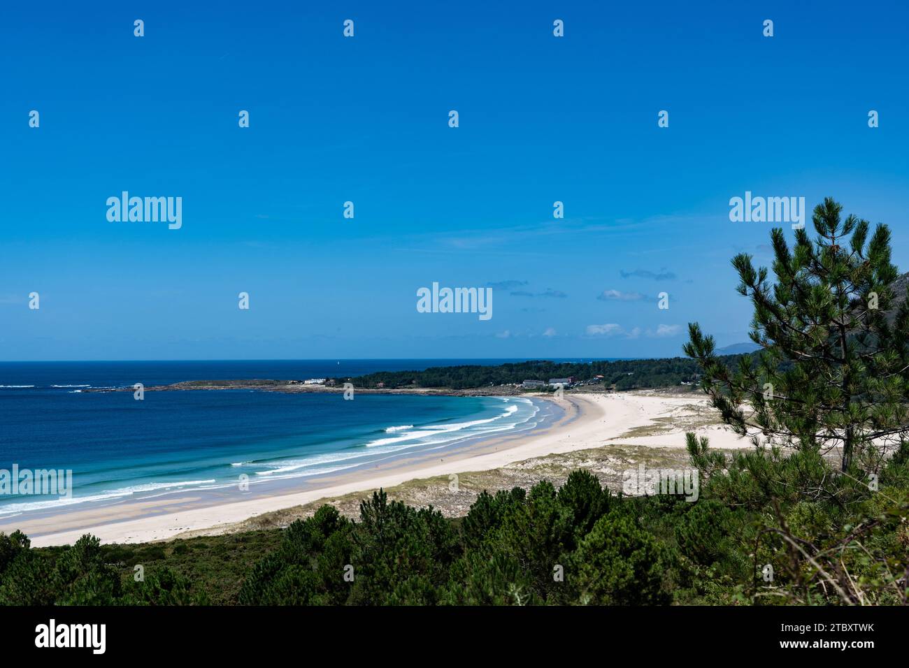 Praia de Louro, Galicia Stock Photo