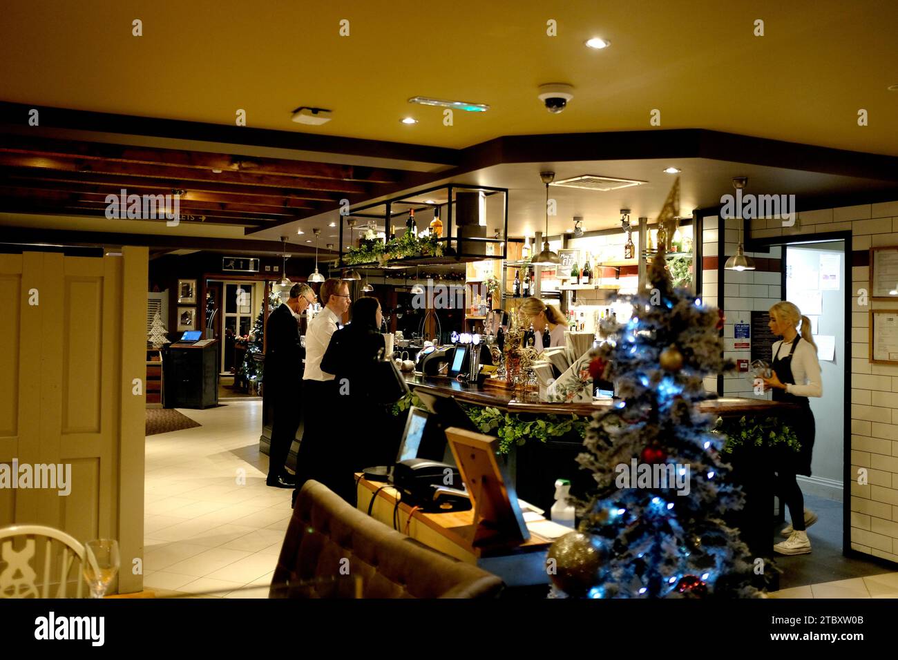 gunpowder mill pub /restaurant, selling road,faversham,kent,uk december