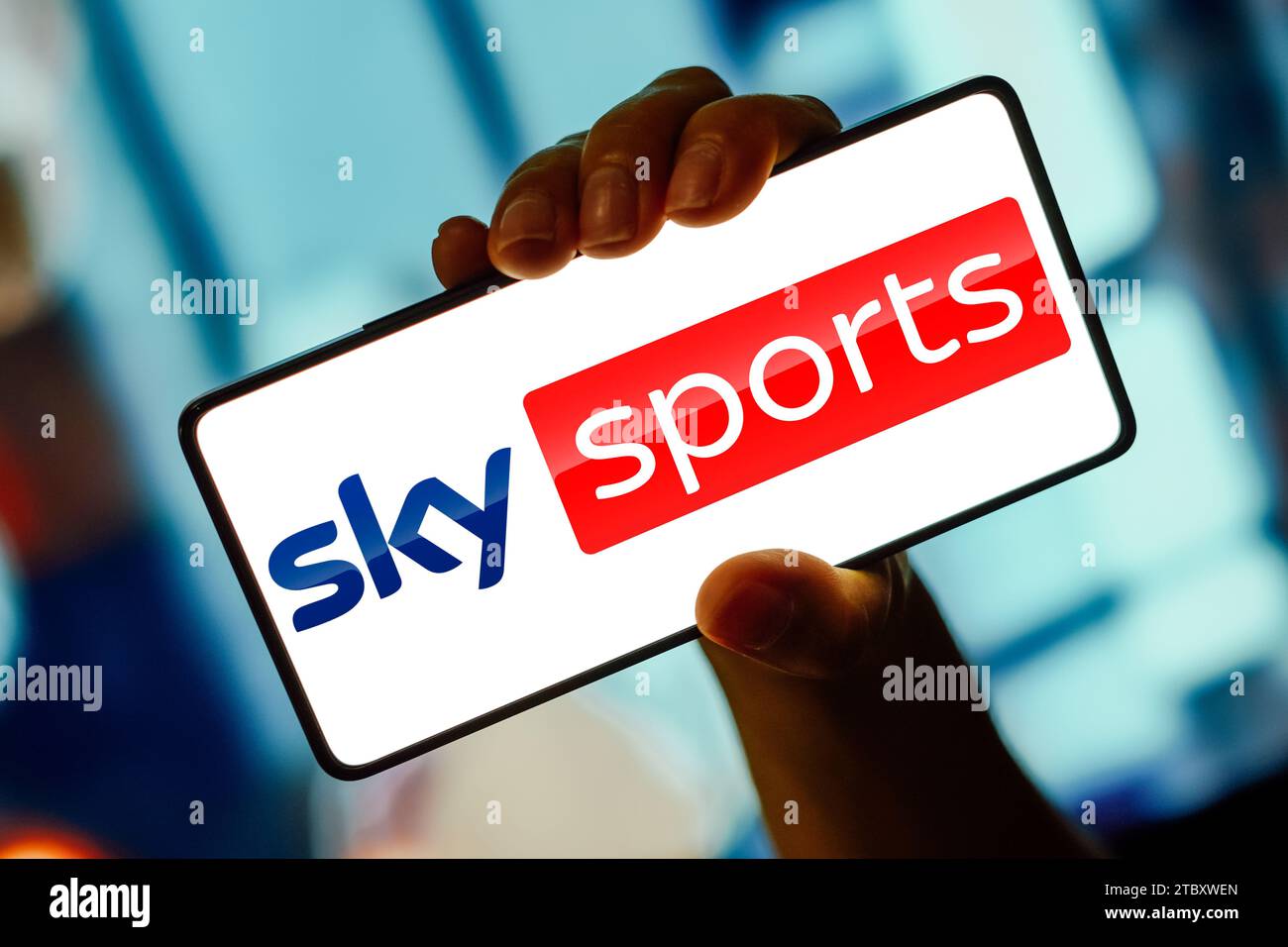 Brazil. 09th Dec, 2023. In this photo illustration, the Sky Sports logo