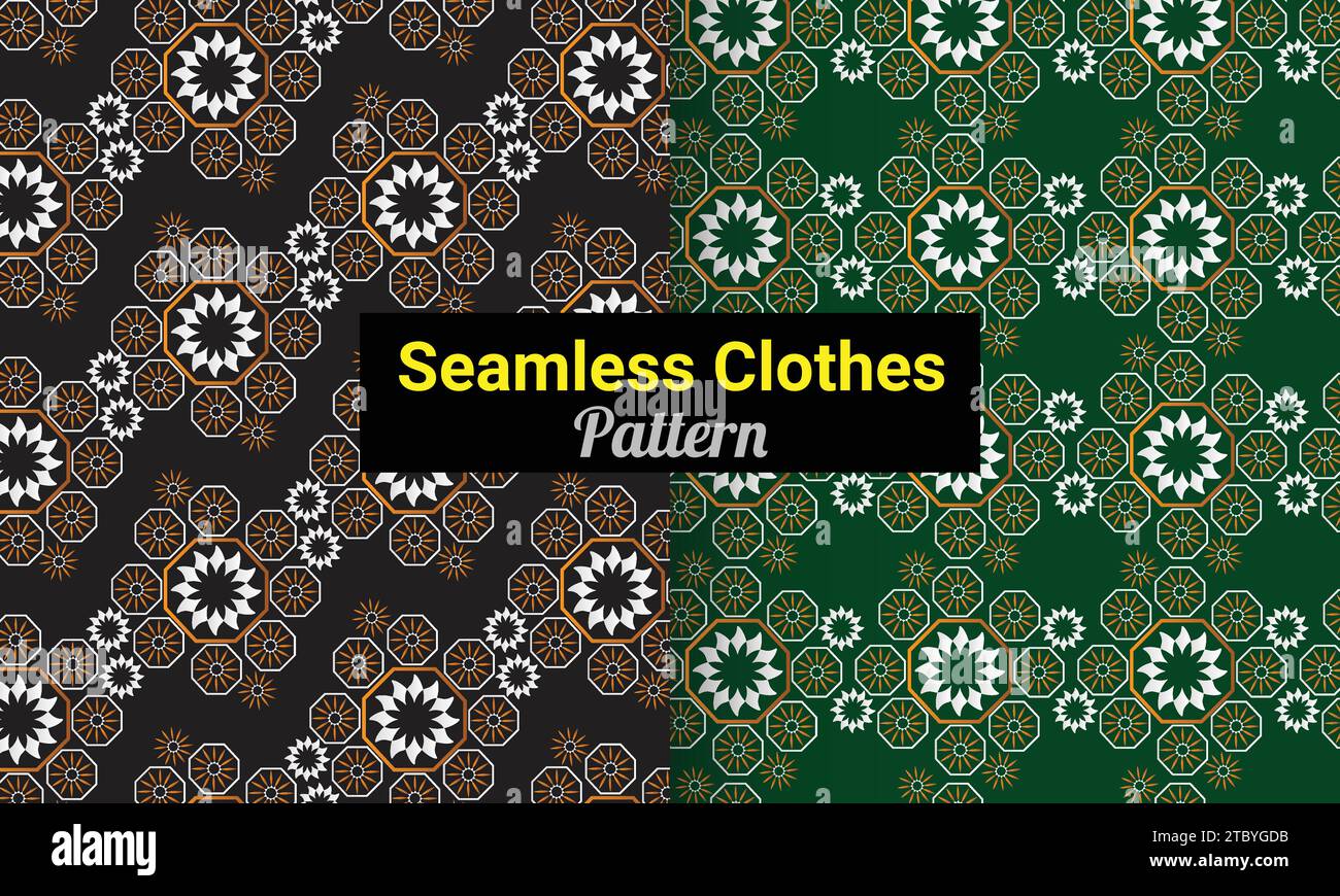 seamless textile repeat fabric vector watercolor or Geometric modern unique pattern design Stock Vector