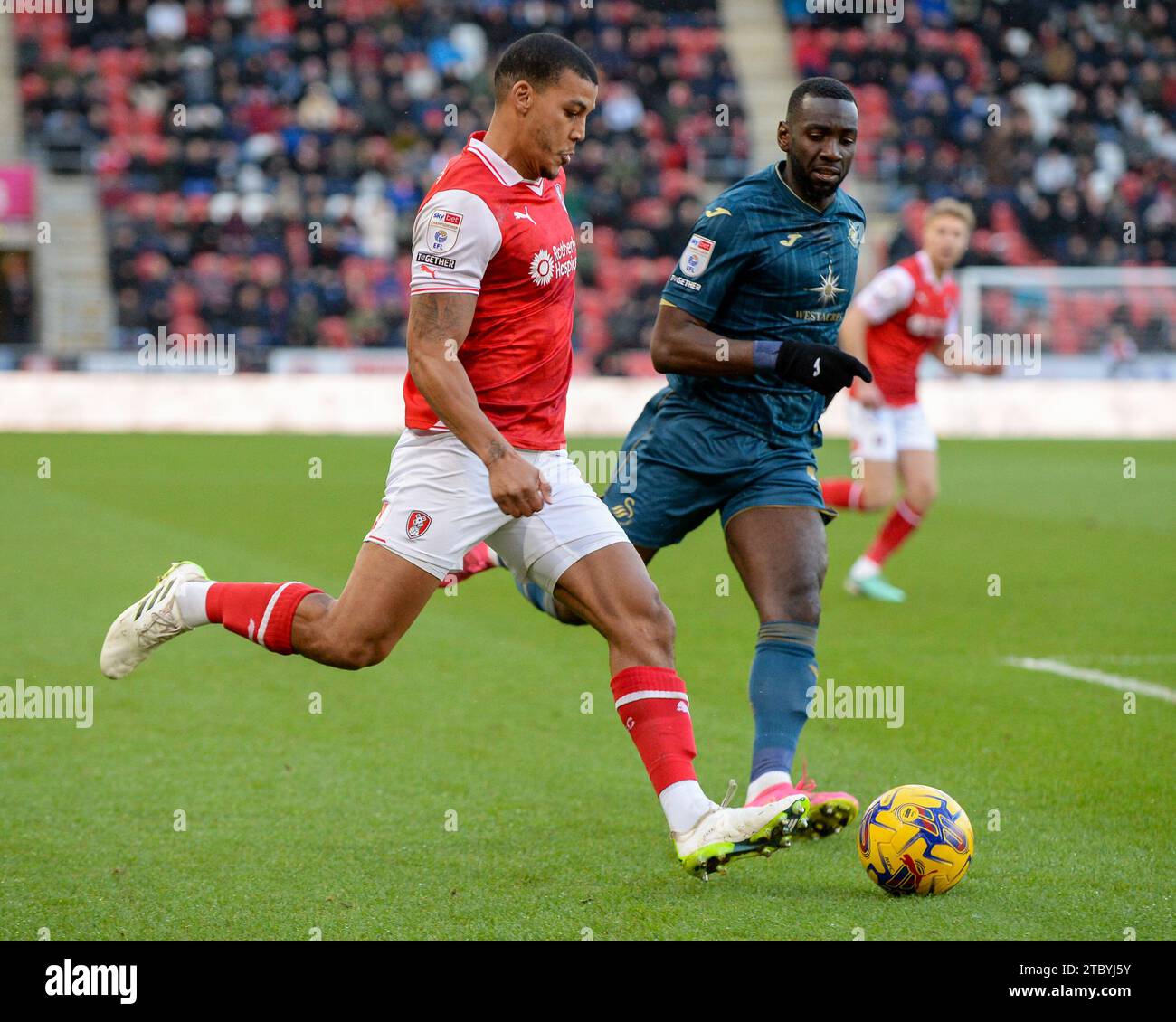 Lee Peltier #21 of Rotherham United during the Sky Bet Championship ...