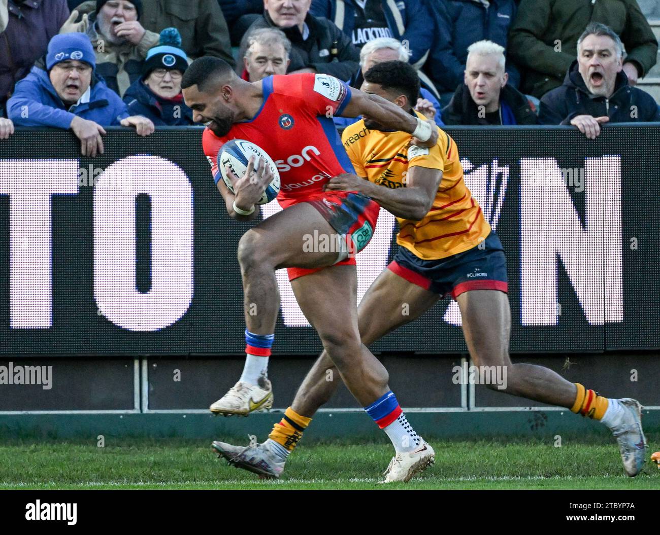 9th December 2023, The Recreation Ground, Bath, Somerset, England ...