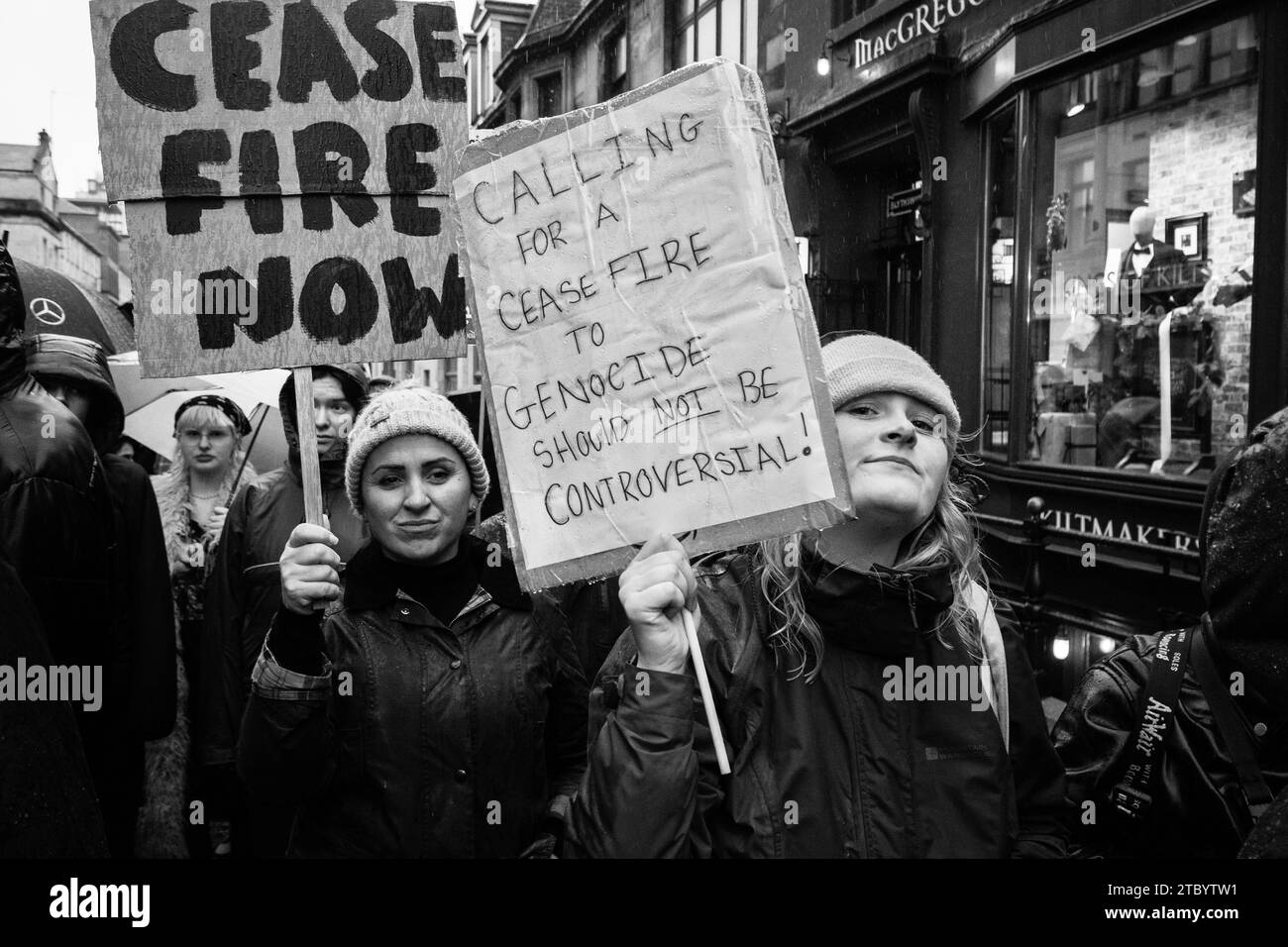 Pro Palestinian Demonstration Held In Glasgow On 9th December 2023 By The Stop The War Coalition 7343