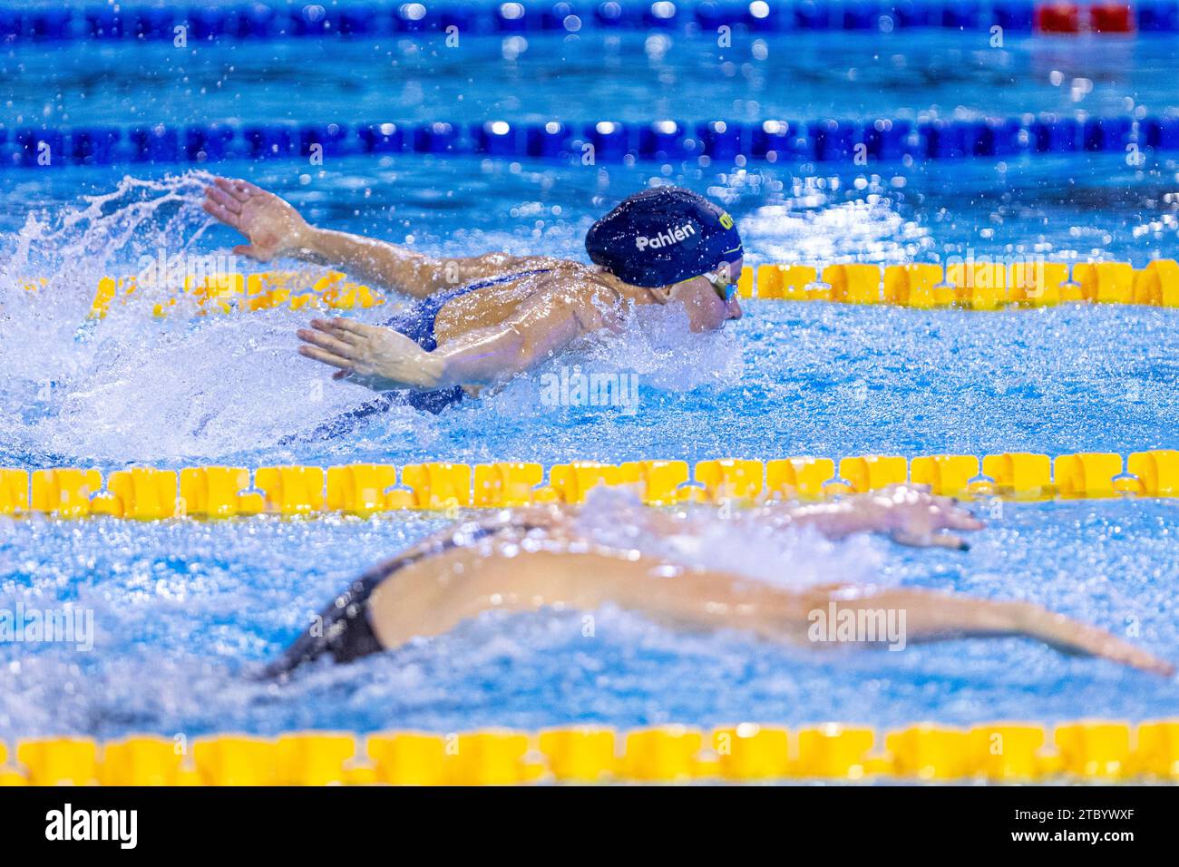 Hansson Louise of Sweden during Women's 100m Butterfly Final at the LEN Short Course European Championships 2023 on December 9, 2023 in Otopeni, Romania - Photo Mihnea Tatu/Lightspeed Images/DPPI Credit: DPPI Media/Alamy Live News Stock Photo