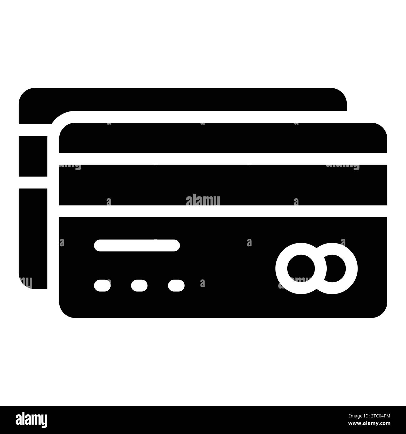 Atm card vector design in modern style, card for online payments and