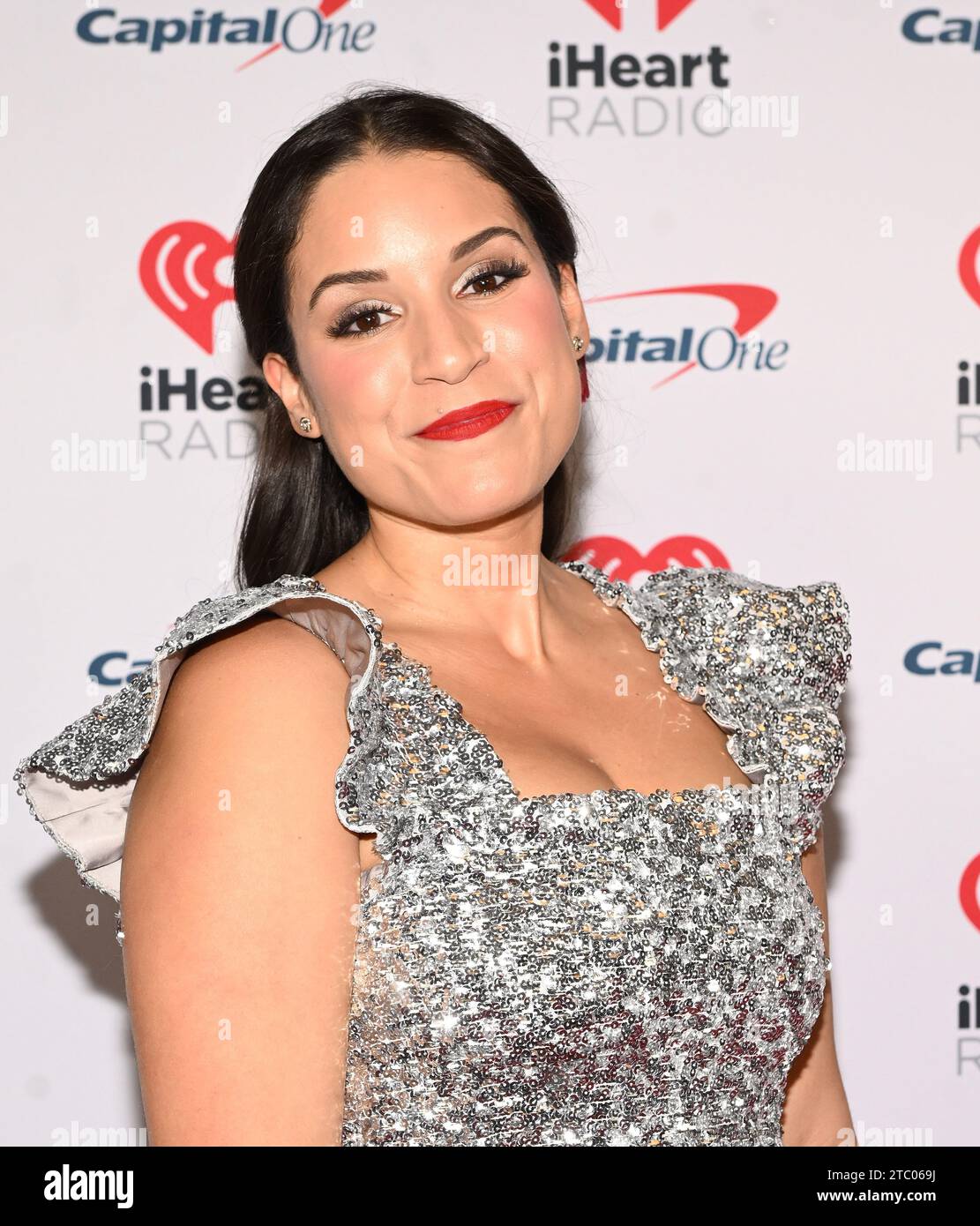 New York, USA. 09th Dec, 2023. Gina Naomi Baez attends iHeartRadio z100