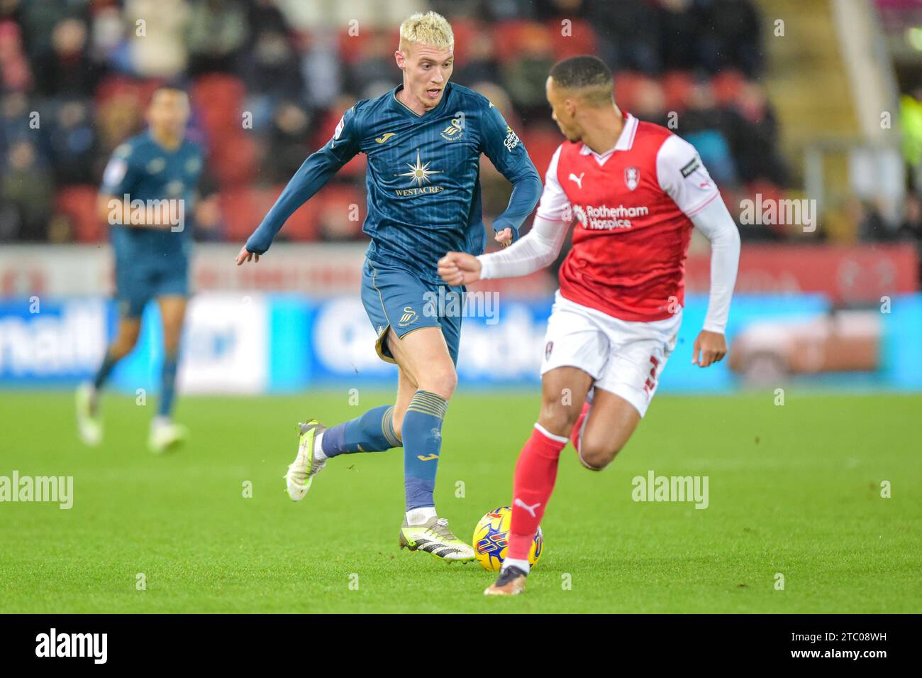 Jay Fulton #4 of Swansea City during the Sky Bet Championship match ...
