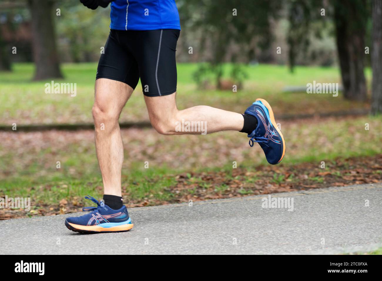 Close up of Running Feet Stock Photo