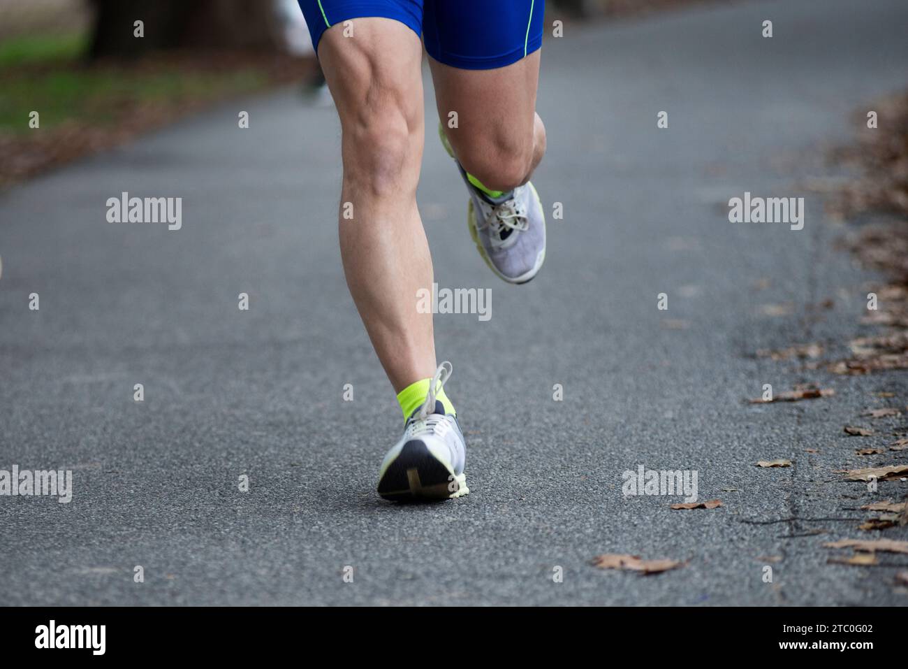 Close up of Running Feet Stock Photo