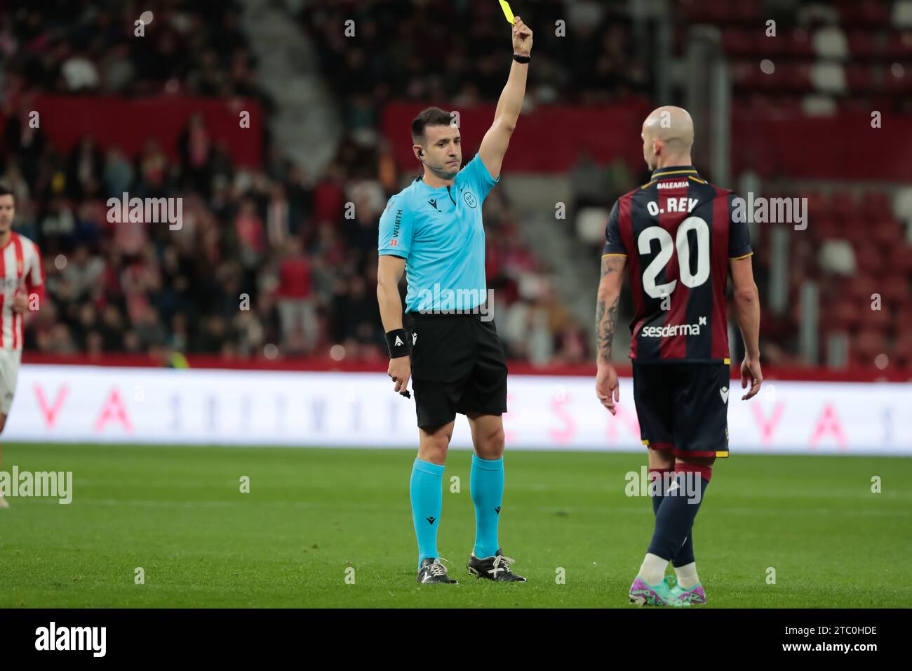 09.12.23 Gijón, Asturias, northern Spain- LaLiga HYPERMOTION, 2nd division, matchday 19, Real Sporting de Gijón - Levante UD, at the Molinón field, Enrique Castro Quini Credit: Aurelio Flórez/Alamy Stock Photo