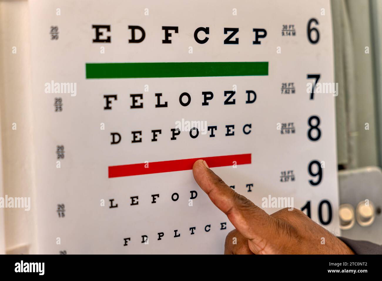 https://c8.alamy.com/comp/2TC0NT2/african-doctor-pointing-his-finger-at-an-eye-chart-testing-people-vision-2TC0NT2.jpg